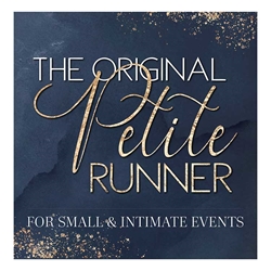 short runner for intimate weddings
